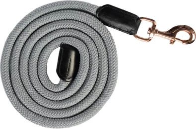 HKM Longe zum Reiten mit Karabinerhaken in Rosegold Glamour 180 cm – Bild 1 von 1