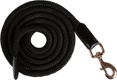 HKM Longe zum Reiten mit Karabinerhaken in Rosegold Glamour 180 cm – Bild 1 von 1