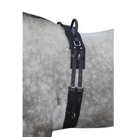 Produktbild von HKM Longiergurt aus Canvas mit Doppelgriff für Vollblut in Schwarz