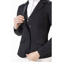 HKM Luisa Turnierjacke Damen Schwarz Größe 42 aus Polyester – Bild 1 von 3