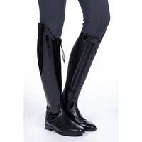 Produktbild von HKM Lynette Lederreitstiefel Damen Schwarz Regular/Extra Wide Größe 44