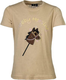 HKM Mädchen Hobby Horsing Rainbow T-Shirt Beige Größe 110/116 – Bild 1 von 2