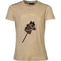 Produktbild von HKM Mädchen Hobby Horsing Rainbow T-Shirt Beige Größe 110/116