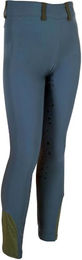 HKM Mädchen Pony Dream II Reitleggings mit Silikon-Vollbesatz Blau Größe 98/104 – Bild 1 von 2