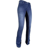 Produktbild von HKM Mädchen Reithose Denim Sommer Vollgrip Blau Größe 10 Jahre