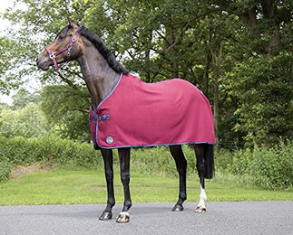 HKM Madrid Pferdedecke weinrot 135 – Bild 1 von 2