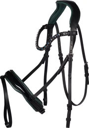HKM Manchester Leder Trense für Ponys in Schwarz – Bild 1 von 1