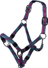 HKM Manchester Pferdehalfter aus Nylon in Rosa oder Bunt – Bild 1 von 1