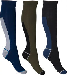 HKM Mateo Reitsocken für Herren Grün Größe 43/46 3er Pack – Bild 1 von 1