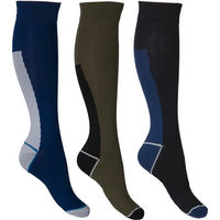 Produktbild von HKM Mateo Reitsocken für Herren in Grün Größe 39/42 3er Pack