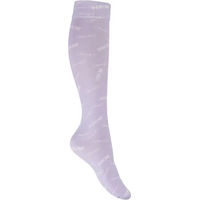 Produktbild von HKM Mellow Reitstrümpfe für Kinder Lila Weiß Größe 35/38