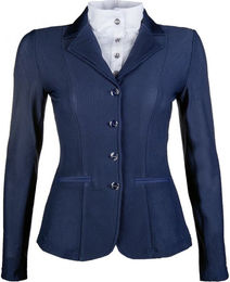 Produktbild von HKM Mesh Linda Turnierjacket Damen aus Nylon in Schwarz und Blau Größe 46