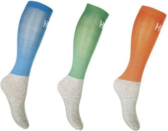 Produktbild von HKM Microcotton Kniestrümpfe Colour 3er Set Baumwolle Bunt Größe 38/40