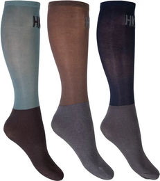 HKM Mikrofaser Reitsocken Unisex Braun 35/37 3er Pack – Bild 1 von 1