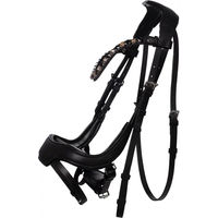 Produktbild von HKM Mila Anatomisches Reitkomplettzeug aus Leder in Schwarz