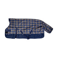 Produktbild von HKM Milwaukee Karo Pferdedecke Navy/Grün 155