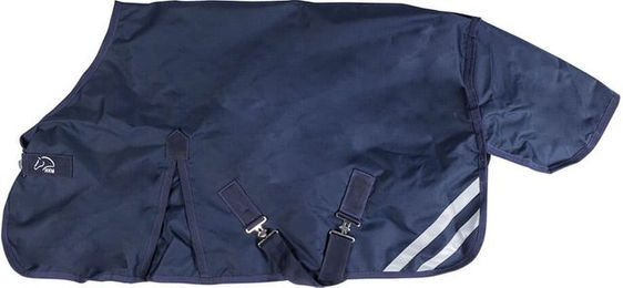 HKM Mini Pferdedecke Cranberry 100 aus Polyester in Silber Rot Blau – Bild 1 von 3