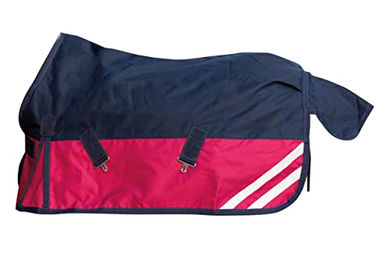 HKM Mini Weidedecke für Ponys aus Polyester in Cranberry Rot oder Blau – Bild 1 von 4