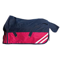 Produktbild von HKM Mini Weidedecke für Ponys aus Polyester in Cranberry Rot oder Blau