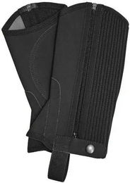 HKM Minichaps aus Nubuk-Mikrofaser Schwarz Unisex Größe M – Bild 1 von 1