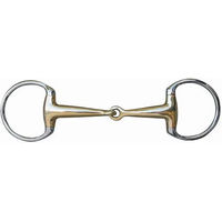 Produktbild von HKM Mors Olive für Pferd aus Maillechort und Edelstahl 18 mm