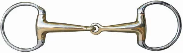 HKM Mors Olive für Pferd aus Maillechort und Edelstahl 18 mm – Bild 1 von 1
