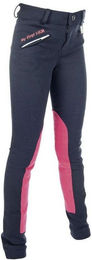 HKM My First HKM Reithose Mid Grip für Mädchen in Blau oder Dunkelpink aus Polyester – Bild 1 von 4