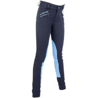 Produktbild von HKM My First HKM Reithose Mid Grip für Mädchen in Blau und Türkis aus Polyester