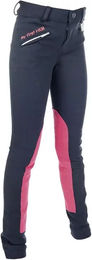 HKM My First Reithose Mid Grip für Mädchen in Blau Größe 6 Jahre – Bild 1 von 1