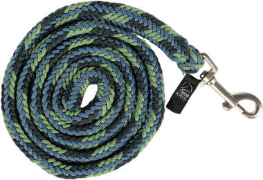 HKM Nele Strick mit Karabinerhaken Pink/Graugrün 140 cm – Bild 1 von 2