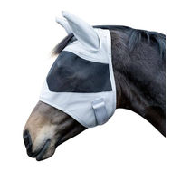 Produktbild von HKM New Mexiko Fliegenschutzmaske mit Ohren grau Größe S
