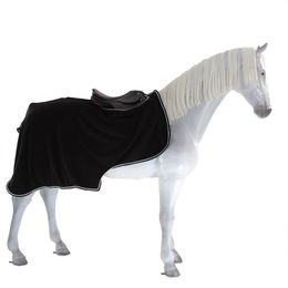 HKM Nieren-Abschweißdecke aus Polyester in Schwarz – Bild 1 von 2