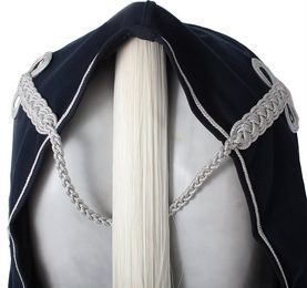 HKM Nieren-Fliegendecke für Pferde Dunkelblau 155 cm aus Polyester – Bild 1 von 2