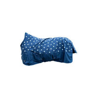 Produktbild von HKM Norwich Highneck Outdoor-Pferdedecke mit 100g Wattefüllung in Blau