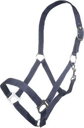 HKM Nylon Halfter für Pferde in Blau – Bild 1 von 1