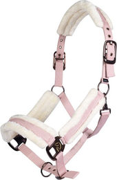 HKM Nylonhalfter Strong mit Plüschpolster für Ponys in Rosa – Bild 1 von 1