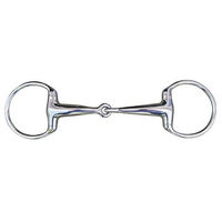 Produktbild von HKM Olivenkopfgebiss einfach gebrochen aus massivem Edelstahl 20 mm für Pferde