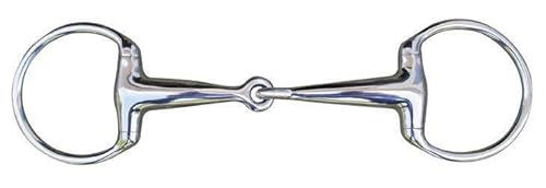HKM Olivenkopfgebiss für Pferde aus massivem Edelstahl 16 mm – Bild 1 von 1