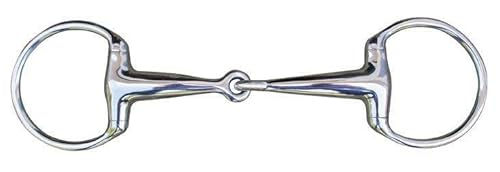 HKM Olivenkopfgebiss für Pferde aus massivem Edelstahl 18 mm – Bild 1 von 1