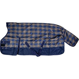 Produktbild von HKM Orlando Karo Pferdedecke Navy/Braun Karo 165