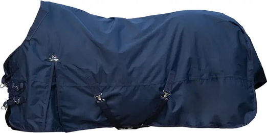 HKM Pferde Außen-Decke Kombi 2 Blau 1200D – Bild 1 von 1