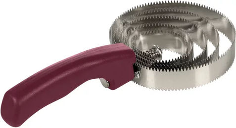 HKM Pferdebürste mit 5 Ringen aus Edelstahl in Rot oder Rosa – Bild 1 von 1