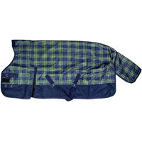 Produktbild von HKM Pferdedecke Orlando Karo in Navy/Braun 125