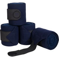 Produktbild von HKM Polobänder für Pferde Gamaschen aus Fleece Blau 4er Set