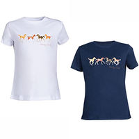 Produktbild von HKM Pony Club T-Shirt für Kinder aus Baumwolle Dunkelblau Größe 128