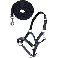 Produktbild von HKM Pony Halfter aus Nylon mit Karabiner in Blau