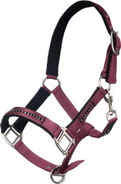 Produktbild von HKM Pony Halfter aus Nylon mit Karabiner in Rot