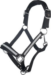 HKM Pony Halfter Reflective mit Neopren in Schwarz – Bild 1 von 1