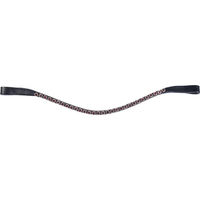 Produktbild von HKM Precious Frontal Trense aus Leder in Schwarz oder Rosa für Vollblut