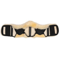 Produktbild von HKM Premium Schnallenpolster aus Schafwolle für Pferde in Beige oder Schwarz